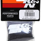 K&N Universal Precharger Round Straight Air Filter Wrap Black