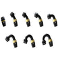 GReddy AN04 90 DEGREE HOSE END SWIVEL BLACK/GOLD ANODIZED