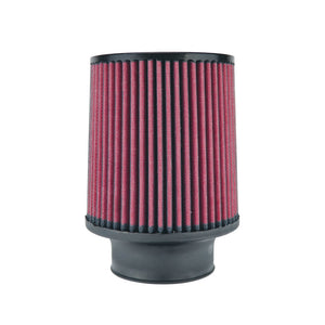 Injen High Performance Air Filter - 3 1/2 Black Oiled Filter 6  Base / 6 7/8 Tall / 5 1/2 Top