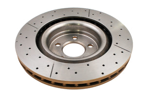 DBA 08-15 Dodge Challenger SRT-8 Front Drilled & Slotted Street Series Rotor