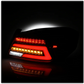 Spyder Light Bar LED Tail Lights - Red / Clear 2015-2021 Subaru WRX / 2015-2021 STI