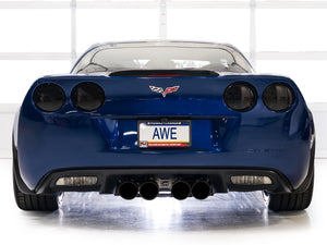 AWE Tuning C6 Chevrolet Corvette Z06/ZR1 Track Edition Axle-back Exhaust w/ Diamond Black Tips