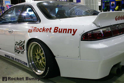 GReddy 94-98 Nissan 240SX/Silvia S14 Rocket Bunny Rear Wide Panel Over-Fenders Ver. 1 - FRP *Only*