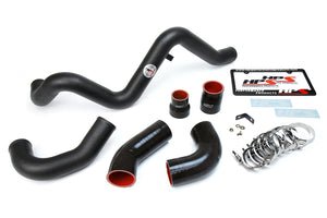 HPS Performance Intercooler Charge Pipe Kit Cold and Hot Side Black 17-104WB
