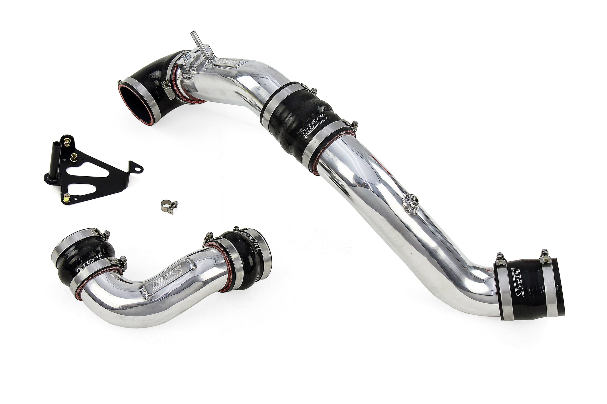 HPS Performance Intercooler Charge Pipe Kit Cold and Hot Side Polished 17-133P