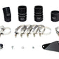 HPS Hot & Cold Side Charge Pipe with Black CAC Hose Intercooler Boots, Black, 17-145WB