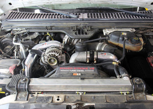 HPS Hot & Cold Side Charge Pipe with Black CAC Hose Intercooler Boots, Black, 17-145WB