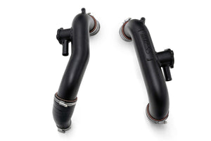 HPS Performance Intercooler Charge Pipe Kit Hot Side Black 17-148WB
