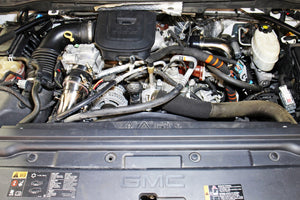 HPS Performance Stainless Steel Intercooler Charge Pipe Kit (Hot Side), Black, 17-149WB