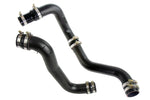 HPS Performance Stainless Steel Intercooler Charge Pipe Kit Cold and Hot Side Black 17-150WB