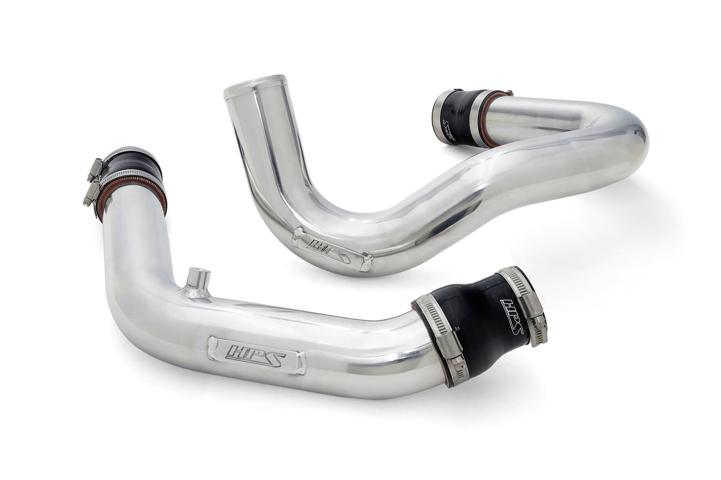 HPS Performance Intercooler Lower Hot Side and Cold Side Charge Pipe Polished 17-152P