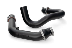 HPS Performance Intercooler Lower Hot Side and Cold Side Charge Pipe Black 17-152WB