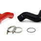 HPS Cold Side Charge Pipe with CAC Hose Intercooler Boot, Red, 17-154R