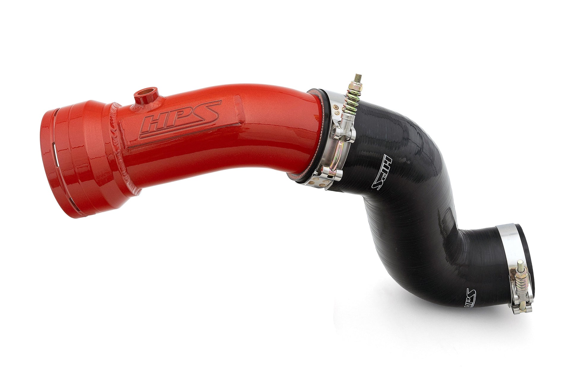 HPS Cold Side Charge Pipe with CAC Hose Intercooler Boot Red 17-155R