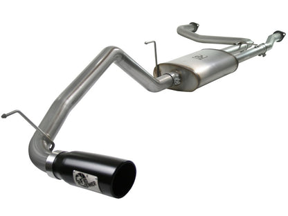 aFe MACHForce XP Exhaust Catback 2.5/3in SS-409 w/ Black Tip 2004-2012 Nissan Titan V8 5.6L