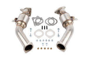 AMS Performance VR30DDTT Street Lower Downpipes w/GESI Catalytic Converter 2023+ Nissan Z / 2017-2022 INFINITI Q60  / 2016-2024 INFINITI Q50