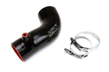 HPS Performance High Temp Reinforced Silicone Air Intake Hose Kit Black 17838-BLK