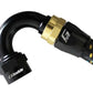 GReddy AN16 150 DEGREE HOSE END SWIVEL BLACK/GOLD ANODIZED