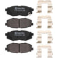 Brembo OE 13-20 Subaru BRZ/14-18 Forester/10-14 Outback/22-24 Toyota GR86 Low-Met Brake Pad - Rear