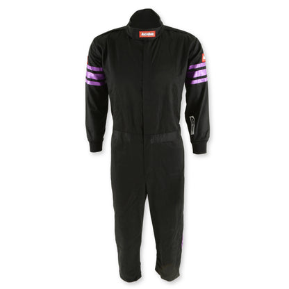 RaceQuip Purple Trim SFI-1 JR. Suit - Kids XXL