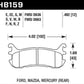 Hawk 03-05 Mazda Miata Rear ER-1 Brake Pad Set