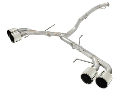 aFe Takeda 3in SS Exhaust Cat-Back 09-17 Nissan GTR V6 3.8L Polished Tips