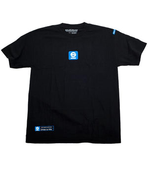Sparco T-Shirt Tach Blk Sml