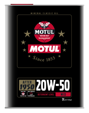 Motul 20W50 Classic Performance Oil - 10x2L