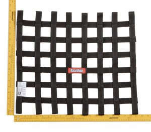 RaceQuip Black 18 X 21 SFI Ribbon Net