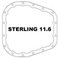 aFe POWER Street Series Rear Diff Cover Raw w/ Machined Fins Ford F-250/350 23-26 (Sterling 11.6)