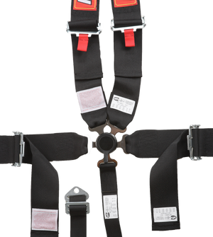 RaceQuip Black SFI CAMLOCK 5pt Dragster U Belt