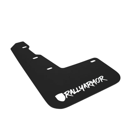 Rally Armor UR Black Mud Flap w/ New Era White Logo 2015-2021 WRX / 2015-2021 STI