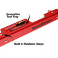 GrimmSpeed 02-07 Subaru Impreza/WRX / 04-07 STI Radiator Shroud w/Tool Tray - Red