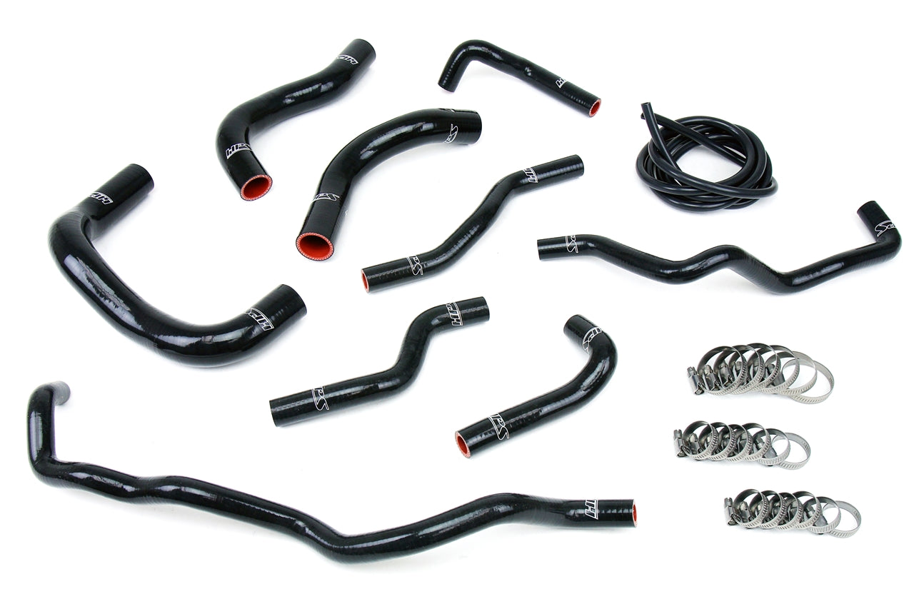 HPS Performance Silicone Hose Kit - Radiator and Heater Hose 57-1341-BLK