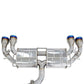 Invidia 2022+ Volkswagen Golf R MK8 76mm R400 Valved Cat Back Exhaust Rolled TI Tips