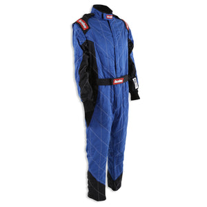 RaceQuip Blue Chevron-5 Suit SFI-5 - Large