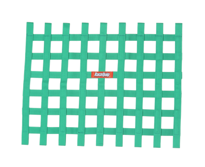 RaceQuip Green Ribbon Window Net