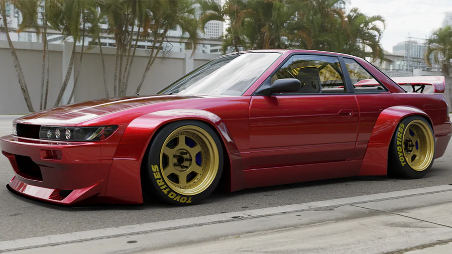 Pandem x Rocket Bunny V4 Widebody Kit 1989-1994 Nissan 240SX / Silvia Coupe (S13)