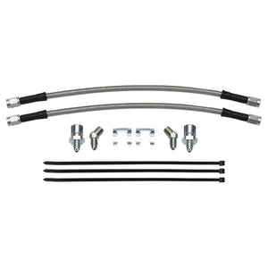 Wilwood 89-98 Nissan 240SX / 89-02 Nissan Skyline Rear Flexline Kit (M10x1.0 to 1/8-27)