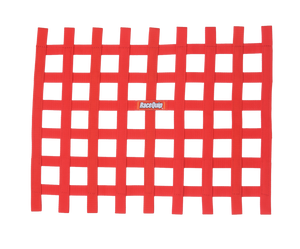 RaceQuip Red Ribbon Window Net