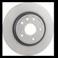 Brembo 13-19 Ford Explorer/Ford Police Interceptor Sedan/13-19 Lincoln MKT Front UV Coated Rotor