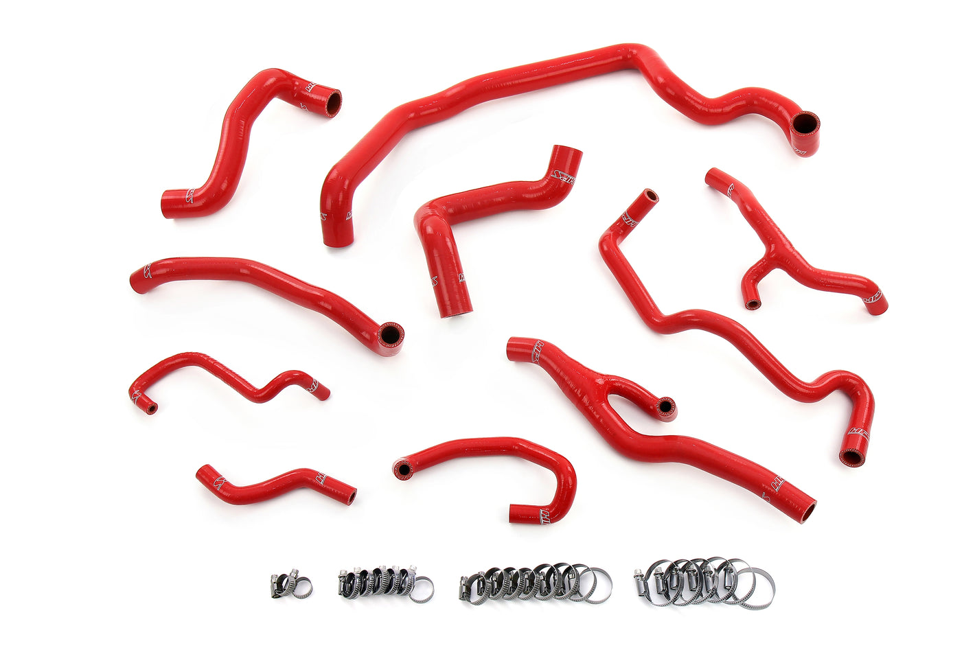 HPS Performance Silicone Hose Kit - Air Intake Hose 57-1998-RED