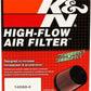 K&N Universal Clamp-On Air Filter 3in FLG / 6in B / 4-1/2in T / 6in H