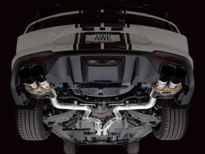 AWE 18-23 S550 Mustang GT SwitchPath Exhaust - Diamond Black Tips