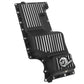 aFe 20-25 GM Trucks L6 3.0L Engine Oil Pan - Black w/ Machined Fins