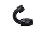 HPS Performance 150 Degree -10 Compression Double Swivel Hose End to AN Female Aluminum Black