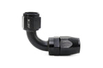 HPS Performance 90 Degree -8 Compression Double Swivel Hose End to AN Female Aluminum Black