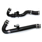 HPS Performance Intercooler Charge Pipe Kit (Cold and Hot Side) with Blue Boots, Polished, 17-102P