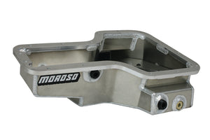 Moroso Lotus/Toyota 1ZZ/2ZZ Road Race Baffled Wet Sump 6qt Stock Depth Aluminum Oil Pan