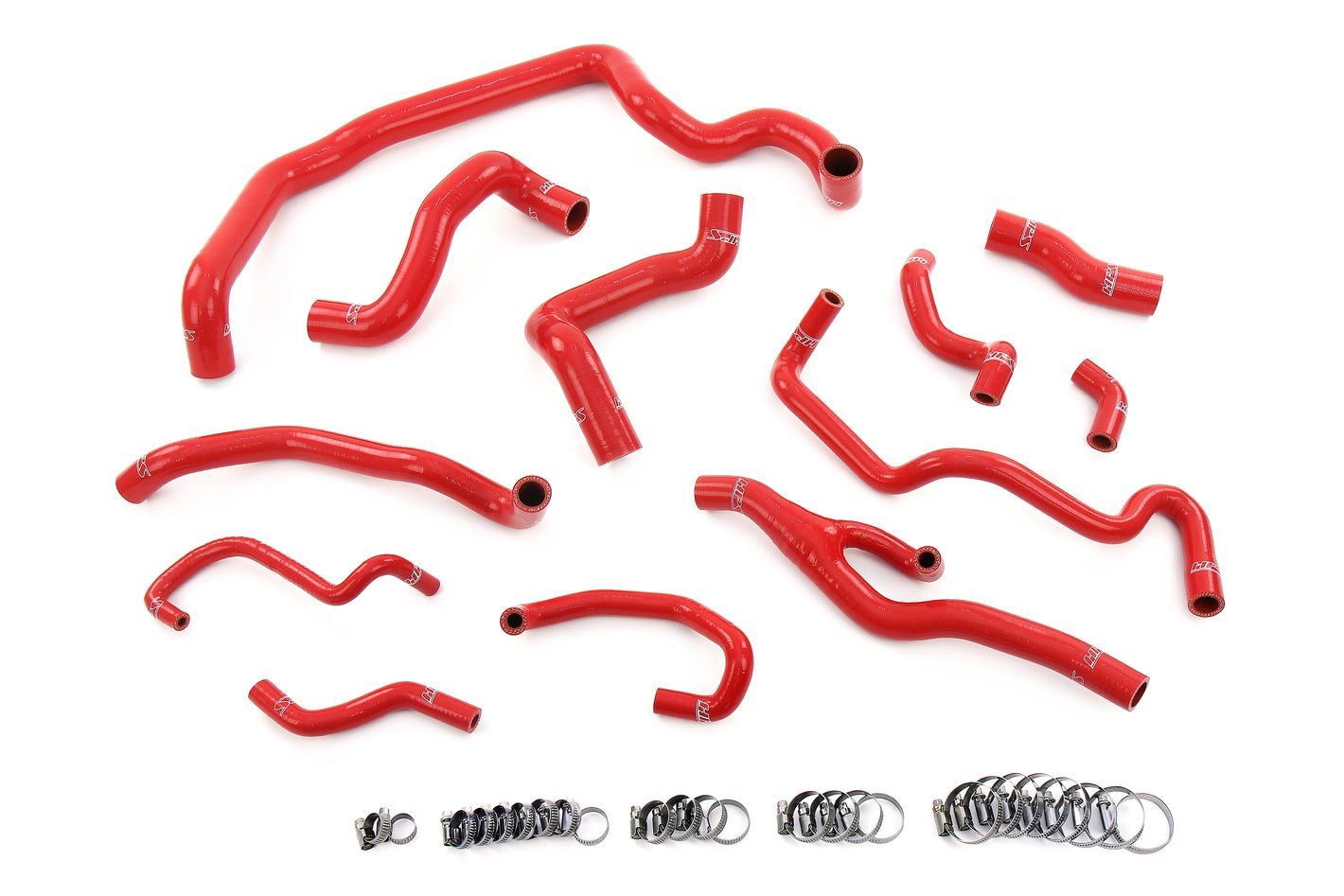 HPS Performance Silicone Hose Kit - Air Intake Hose 57-2000-RED